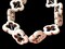 21 20mm White Howlite Clover Flower Bead Frames Synthetic Gemstone Beads